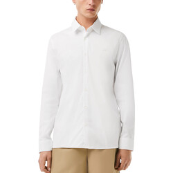 Vêtements Homme Chemises manches longues Lacoste CH5253 Blanc