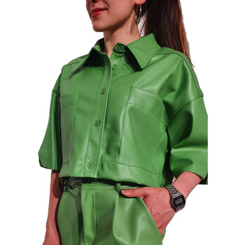 Vêtements Femme Chemises / Chemisiers Lumina L5587 Vert