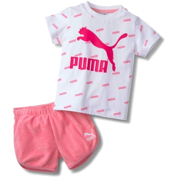 Vêtements Enfant Trainers PUMA St Runner V3 Nl Jr 384901 03 Prism Pink Puma White Puma 596514 Blanc