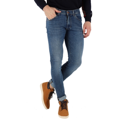 Vêtements Homme Shirt Jeans Wrangler W14X-JJ Bleu