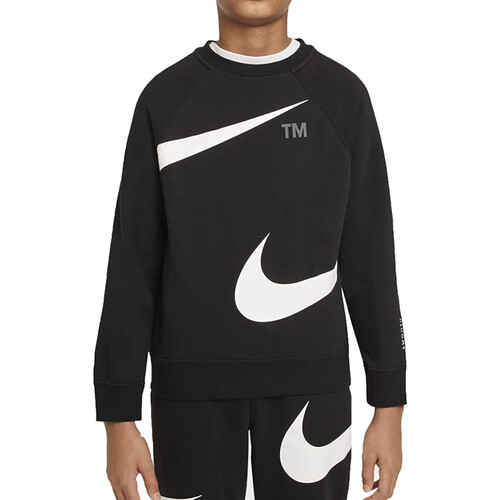 Vêtements Garçon Sweats Pompidou Nike DD8726 Noir