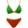 Vêtements Femme Maillots de bain 2 pièces Nike EWD7309 Vert
