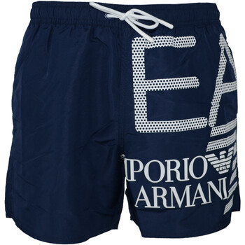 Vêtements Homme Maillots / Shorts de bain Giorgio stonewashed Armani five-pocket straight-leg jeansA7 902000-2R752 Bleu