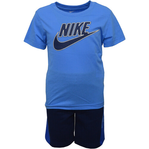 Vêtements Garçon Ensembles de survêtement Nike 86J223 Bleu