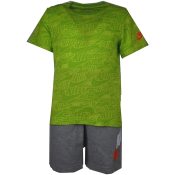 Vêtements Garçon Ensembles de survêtement Nike 86J217 Vert