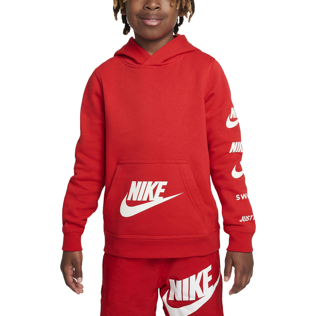 Vêtements Garçon Sweats Nike FN7724 Rouge