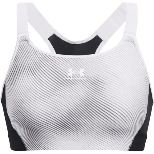 Vêtements Femme Under Armour Chest Training charged Rosa t-shirt i bomull Under Armour Chest 1379196 Blanc