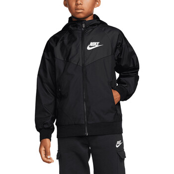 Vêtements Garçon Coupes vent Nike 850443 Noir