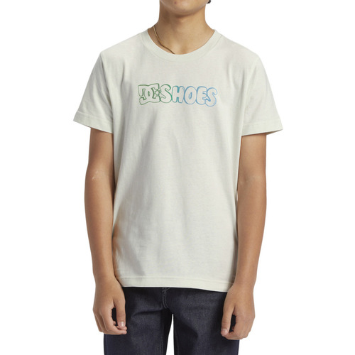 Vêtements Garçon T-shirts manches courtes DC Shoes Tracksuit Work In Progress Blanc