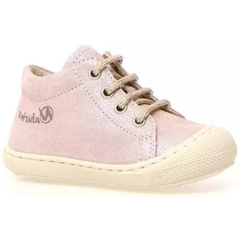 Chaussures Fille Boots Naturino COCOON ZIP ROSE PAILLETE Rose