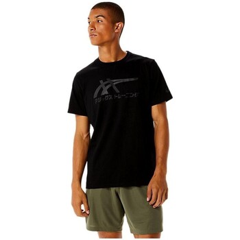 Vêtements Homme T-shirts manches courtes Asics Scarpe CAMISETA HOMBRE  TIGER SS TEE 2031D123 Noir