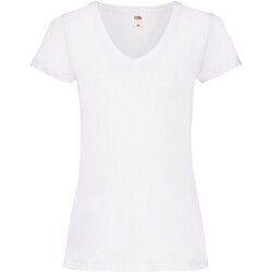 Vêtements Femme T-shirts manches longues Fruit Of The Loom SS702 Blanc