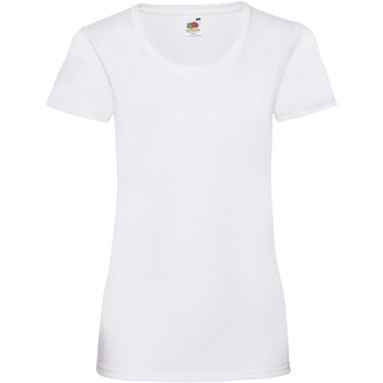 Vêtements Femme T-shirts manches longues Fruit Of The Loom SS77 Blanc