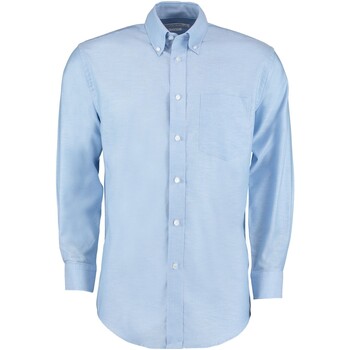 Vêtements Homme Chemises manches longues Kustom Kit K351 Bleu