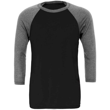 Vêtements T-shirts manches longues Canvas CV3200 Noir