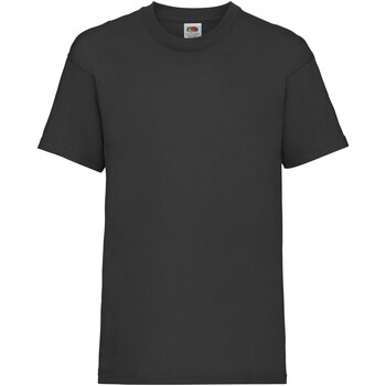 Vêtements Enfant T-shirts manches courtes Fruit Of The Loom SS6B Noir