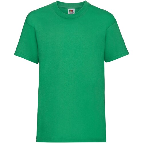 Vêtements Enfant T-shirts manches courtes Fruit Of The Loom Value Vert