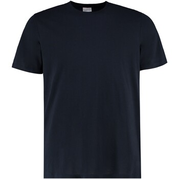 Vêtements Homme T-shirts manches longues Kustom Kit Fashion Fit Bleu