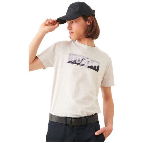 Vêtements Homme T-shirts & Polos Teddy Smith TEE-SHIRT EZIO 2 - CHARBON - XL Multicolore