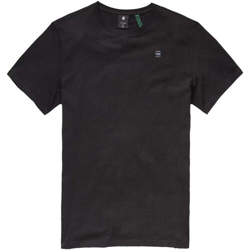 Vêtements Homme T-shirts Mid courtes G-Star Raw Base-s r t ss Noir
