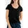 Vêtements Femme T-shirts manches courtes Superdry w1011381a Noir