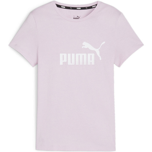 Vêtements Enfant Polos manches courtes Puma ESS Logo Tee G Violet