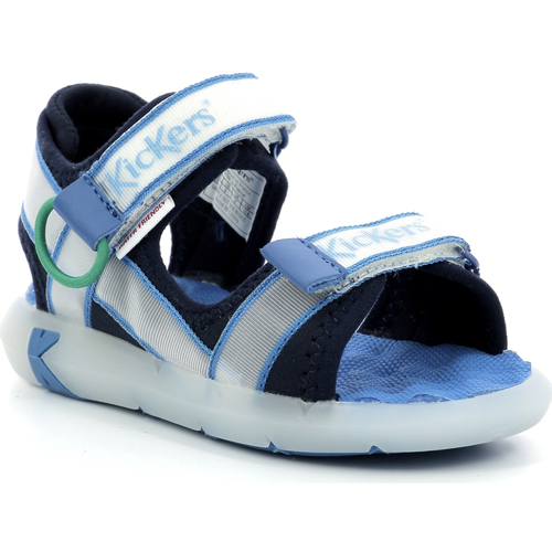 Chaussures Enfant Haut : 6 à 8cm Kickers Kickjune Bleu