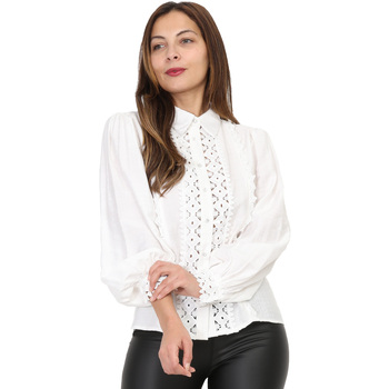 Vêtements Femme Chemises / Chemisiers La Modeuse 69717_P162261 Blanc