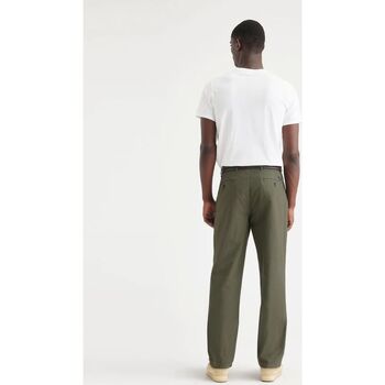 Dockers A7532 0003 - CHINO RELAXED TAPER-ARMY GREEN Vert