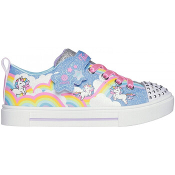 Chaussures Fille Baskets mode Skechers Twinkle sparks - jumpin' clou Multicolore