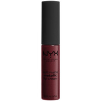 Beauté Femme Rouges à lèvres Nyx Professional Make Up Rouge à Lèvres Crème Soft Matte Metallic - Budapest Marron