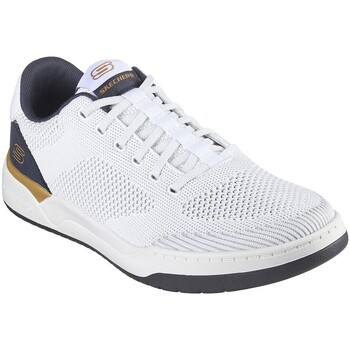 Chaussures Homme Baskets mode Stripe Skechers ZAPATILLAS CASUAL Relaxed Fit: Corliss - Dorset 210793 BLANCO Blanc