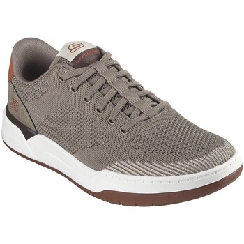 Chaussures Homme Baskets mode Stripe Skechers ZAPATILLAS CASUAL Relaxed Fit: Corliss - Dorset 210793 TAUPE Beige