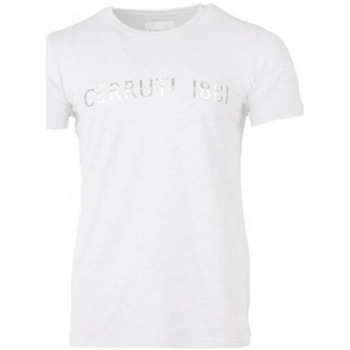 Vêtements Homme Débardeurs / T-shirts sans Gant Cerruti 1881 Tee shirt homme gris clair TRAPANI 16686 Gris