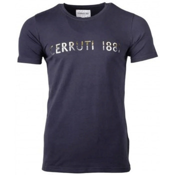 Vêtements Homme Débardeurs / T-shirts sans Gant Cerruti 1881 Tee shirt homme bleu marine TRAPONI 16686 Bleu