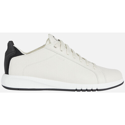 Chaussures Homme Baskets mode Geox U AERANTIS blanc/noir