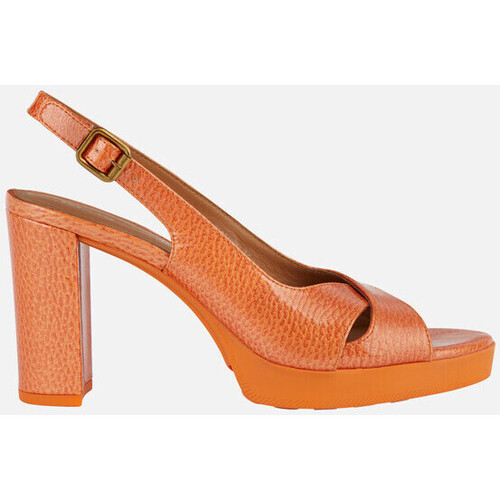 Chaussures Femme Walk & Fly Geox D WALK PLEASURE 85S Orange