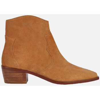 Chaussures Femme Bottes Geox D TEXICA Marron
