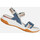 Chaussures Femme Sandales et Nu-pieds Geox D SORAPIS + GRIP bleu aviateur/blanc lait