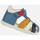 Chaussures Garçon Randonnée Geox B SANDAL MACCHIA BOY bleu aviateur/multicolore