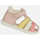 Chaussures Fille Baskets mode Geox B SANDAL MACCHIA GIR rose clair/multicolore