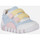 Chaussures Fille Baskets mode Geox B IUPIDOO GIRL bleu ciel clair/blanc