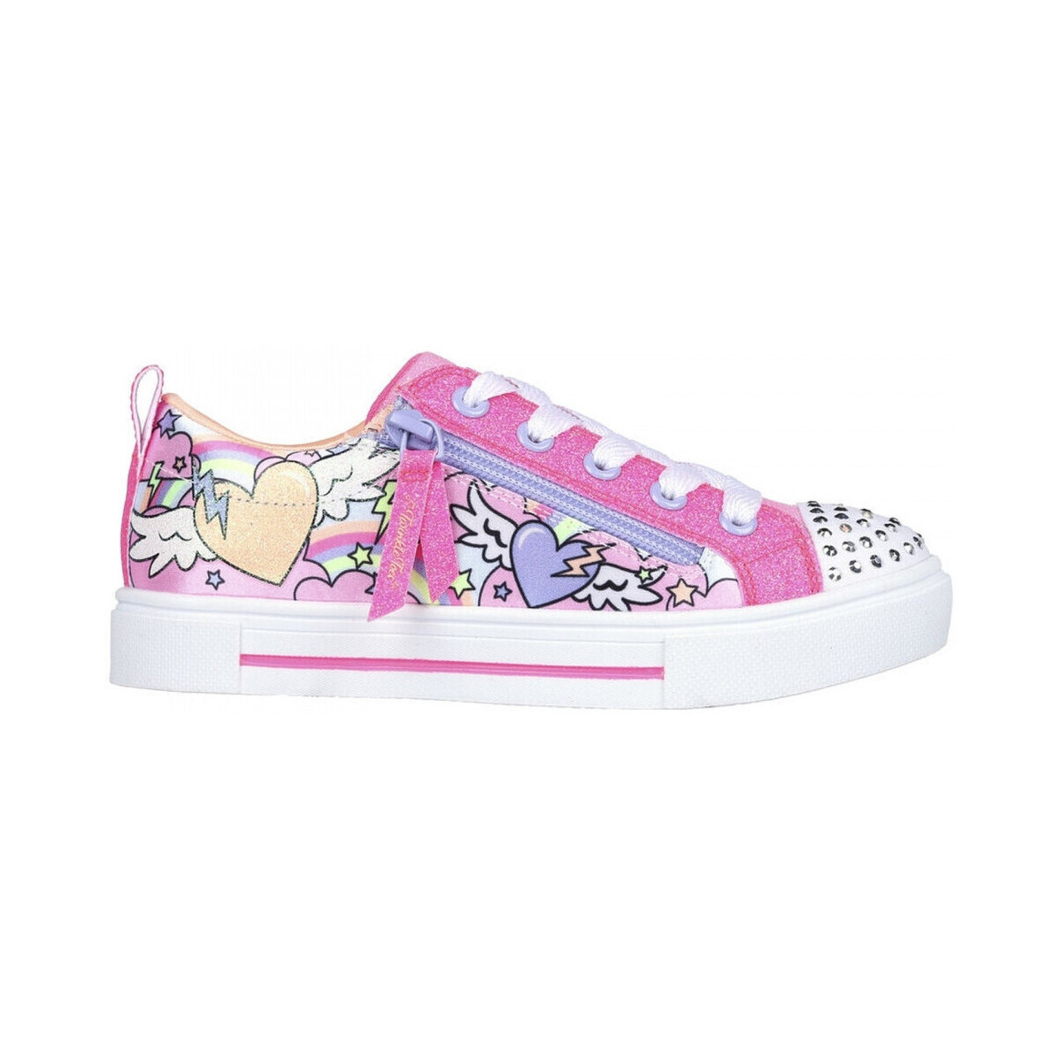 Chaussures Enfant Baskets mode Skechers Twinkle sparks-flying hearts Multicolore