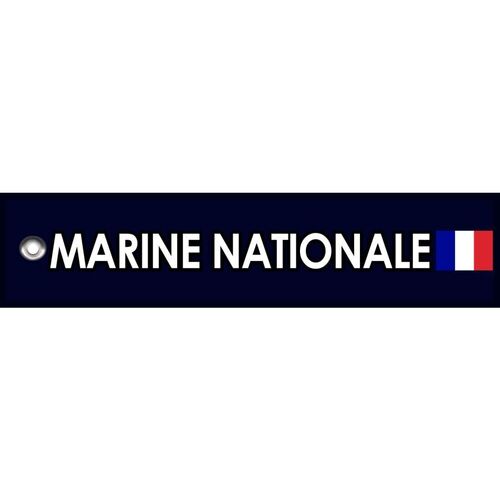 Accessoires textile Porte-clés Clj Charles Le Jeune Porte-clés Marine Nationale Bleu