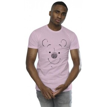 Vêtements Homme T-shirts manches longues Disney Winnie The Pooh Winnie The Pooh Face Rouge