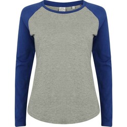 Vêtements Femme T-shirts manches longues Sf SK271 Bleu
