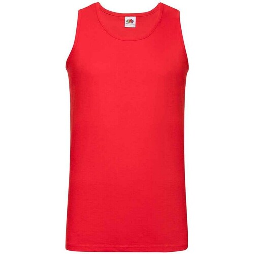 Vêtements Homme Womens Shell & Sand Beach Shirt Dress Fruit Of The Loom SS18 Rouge