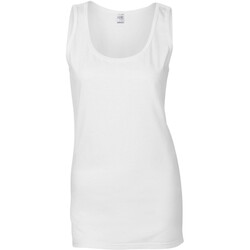 Vêtements Femme Débardeurs / T-shirts sans manche Gildan GD77 Blanc