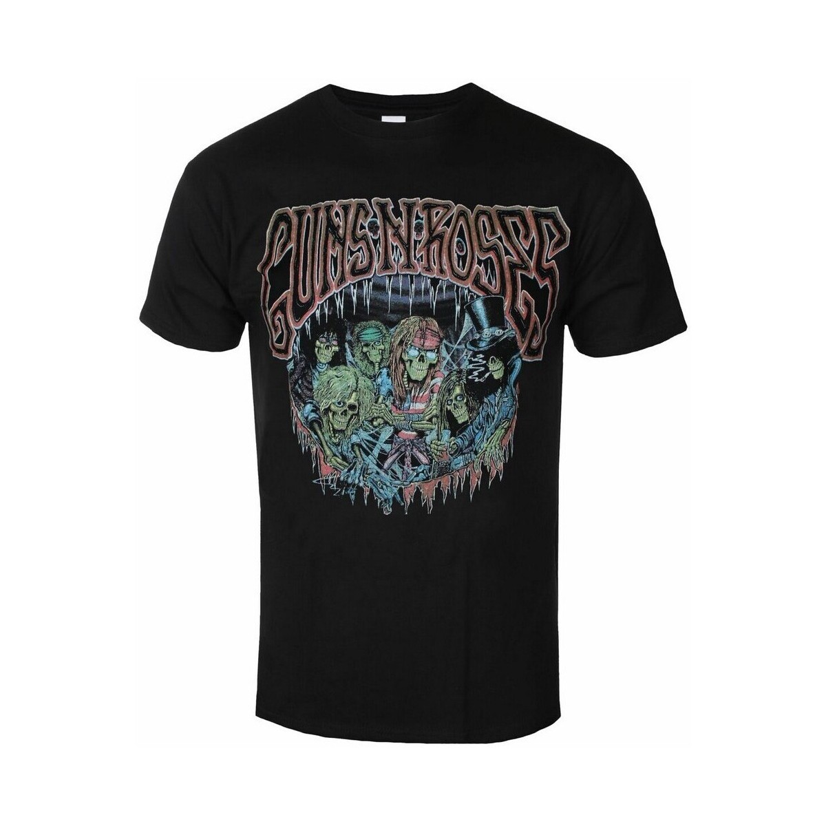 Vêtements T-shirts manches longues Guns N Roses Illusion Tour Noir