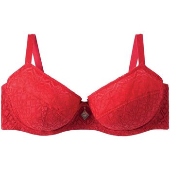 Sous-vêtements Femme Emboitants Pomm'poire Soutien-gorge à armatures grand maintien rouge Absinthe Rouge